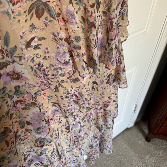Astr Rosana Floral Tiered Ruffle Maxi Dress in size XL - Picture 6 of 8